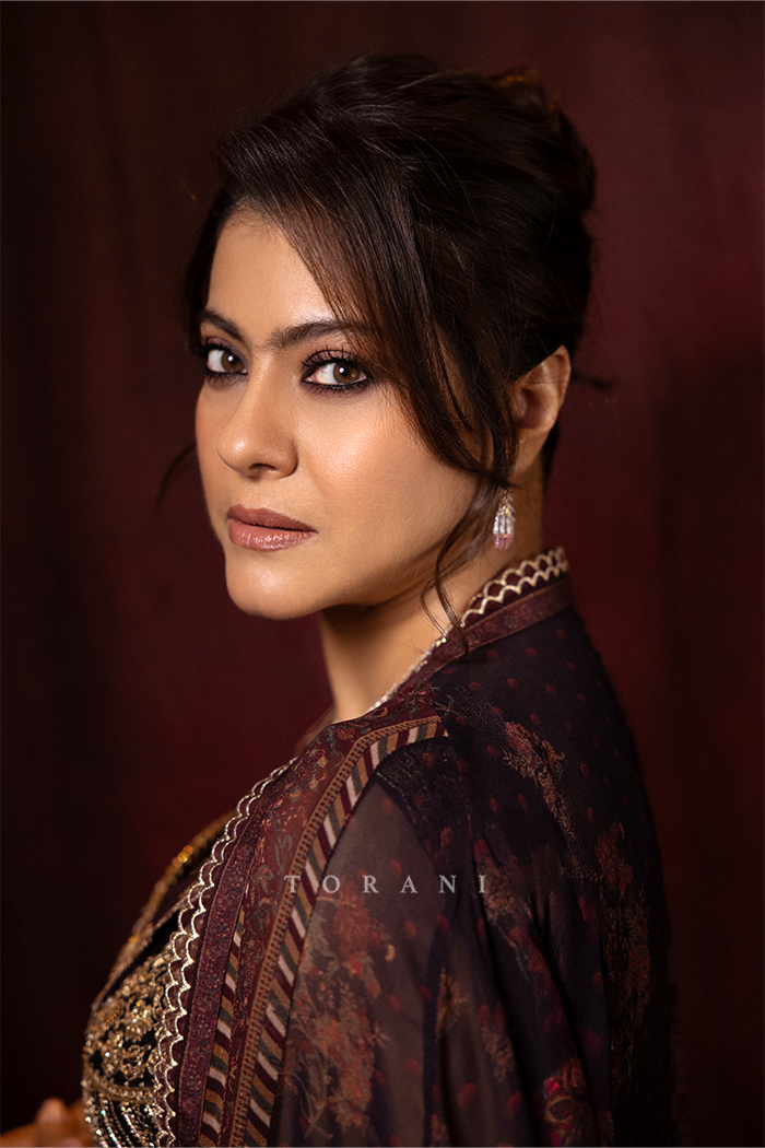 Kajol Devgan in our Farishti Zareen Saree Set
