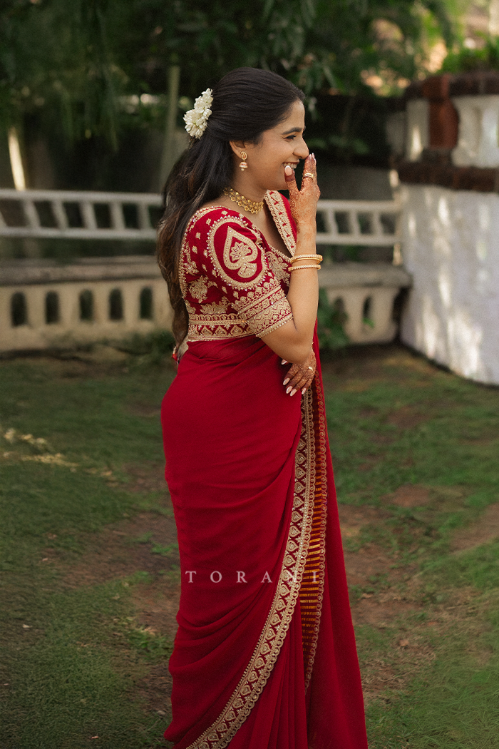 Vandana Vijayan in our Shamse Lasika Saree