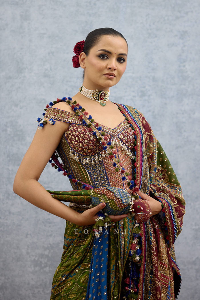 Virasa Zeenat Parrot Potli Bag