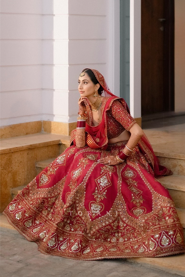 Devisha Arora in our Shamse Humaira Manmayi Lehenga Set