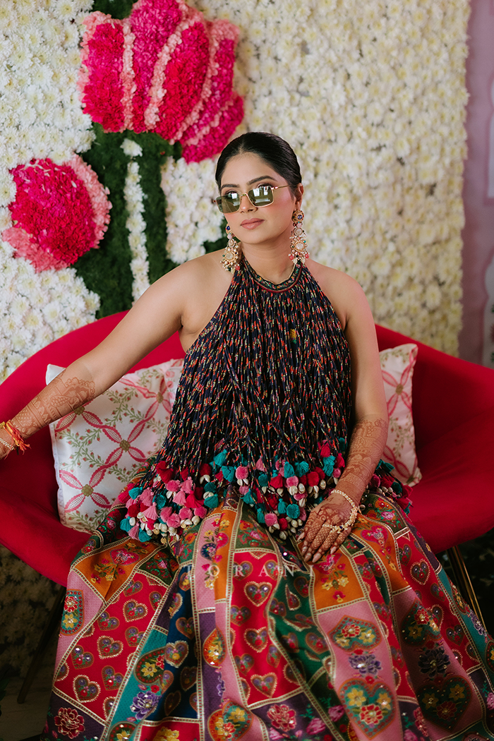 Mansi Bhati In Our Custom Dil-Rang Jharonka Lehenga Set