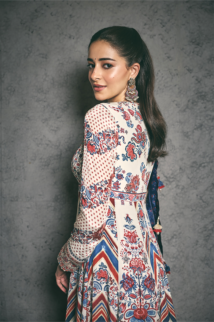 Ananya Panday in our Coromandel Nandita Anarkali Set