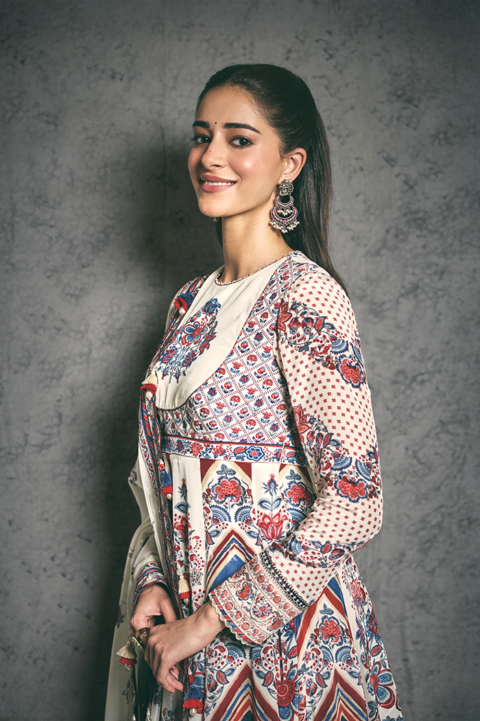 Ananya Panday in our Coromandel Nandita Anarkali Set