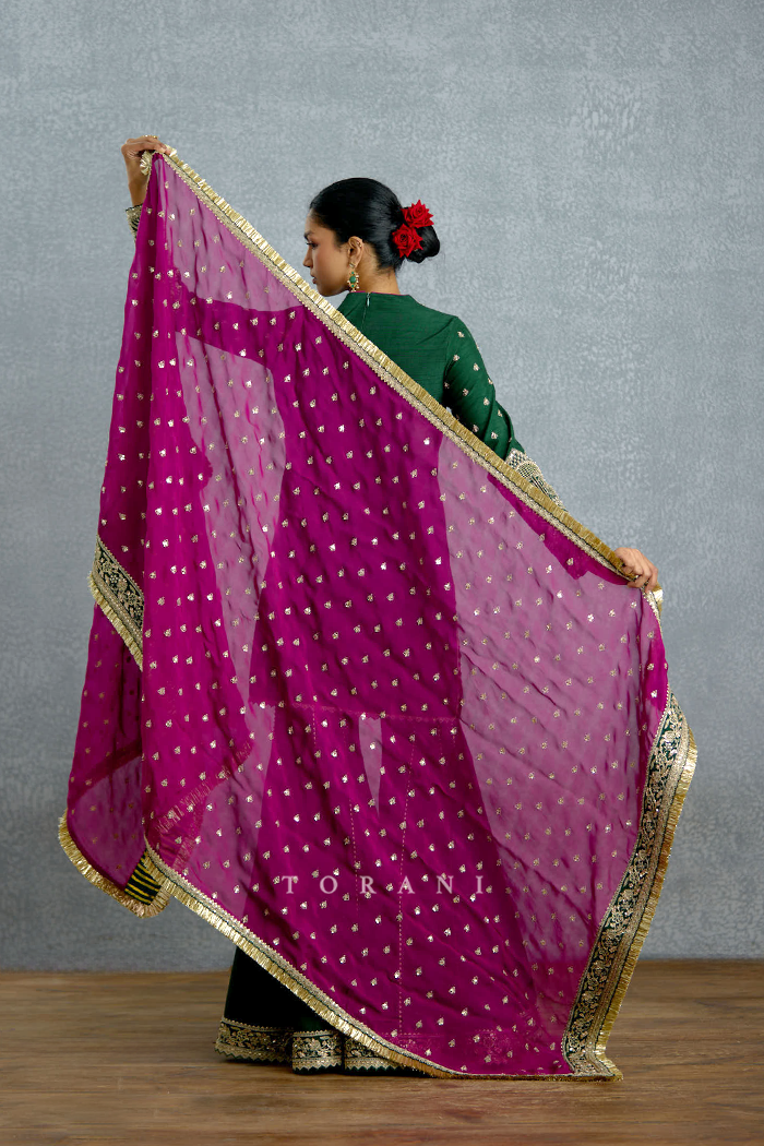 Jamuni Zamrud Sharara Set