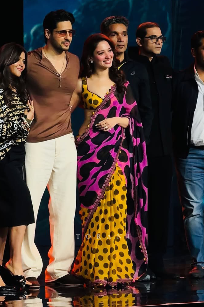 Tamannaah Bhatia in our Neyari Kavini Saree Set