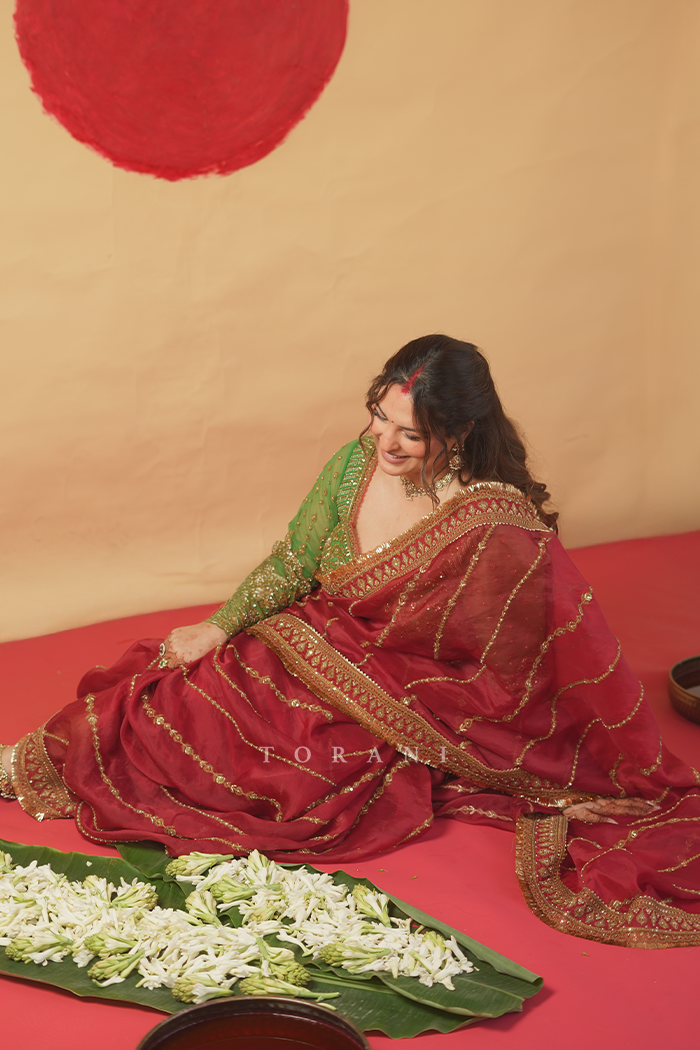 Sakshi Sindwani In our Saroja Ramani Saree Set