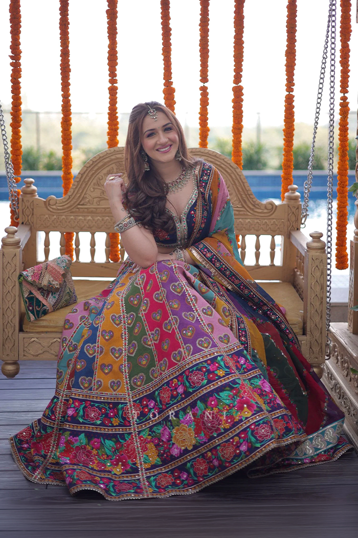 Ruvika Bajaj in our Dil Rangrez Jiya Lehenga Set