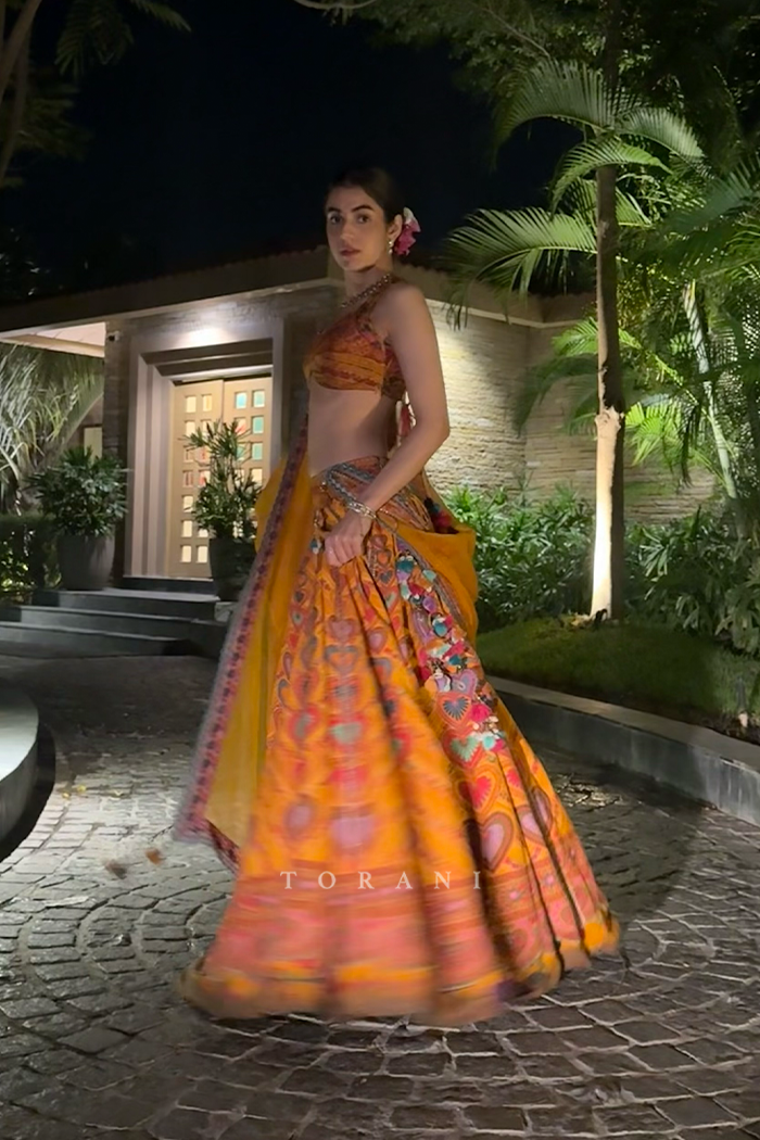 Diya Jaiswani in our Dil Seher Uma Lehenga Set