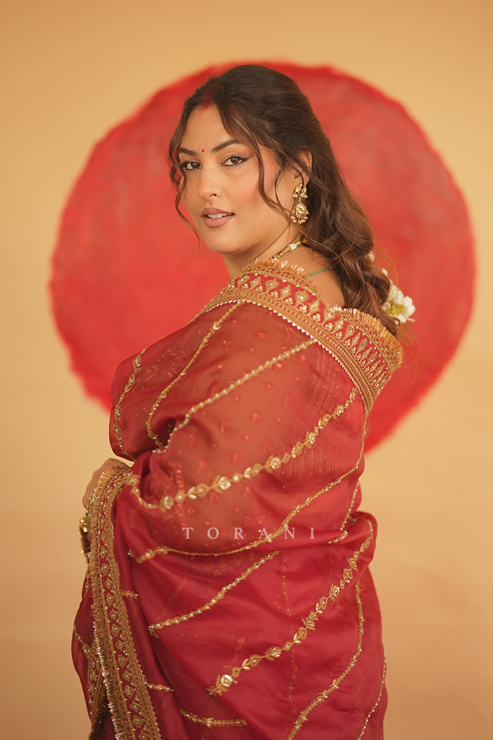 Sakshi Sindwani In our Saroja Ramani Saree Set