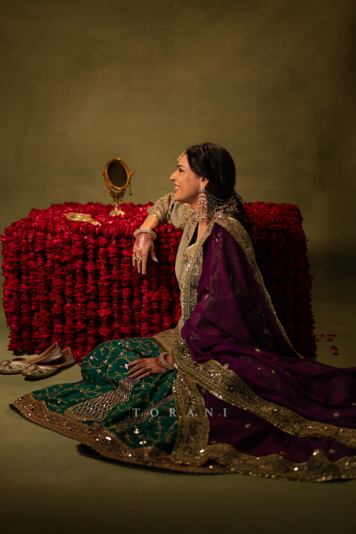 Ashna in our Custom Sabeena Sharara Set