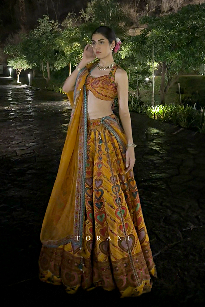 Diya Jaiswani in our Dil Seher Uma Lehenga Set