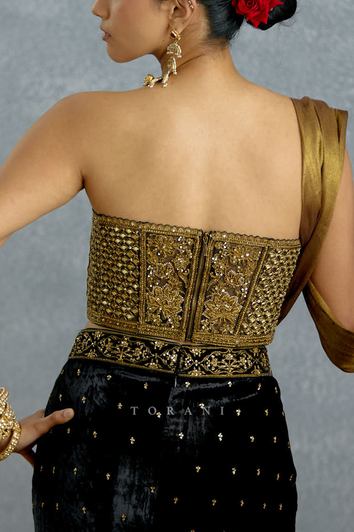 Siyahi Shehnaz Lehenga Set