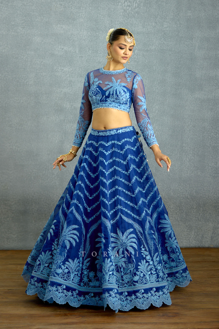 Shayamala Indira Lehenga Set