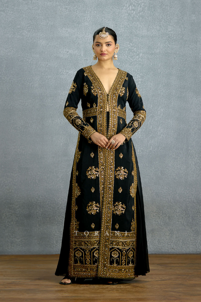 Siyahi Malika Jacket Set