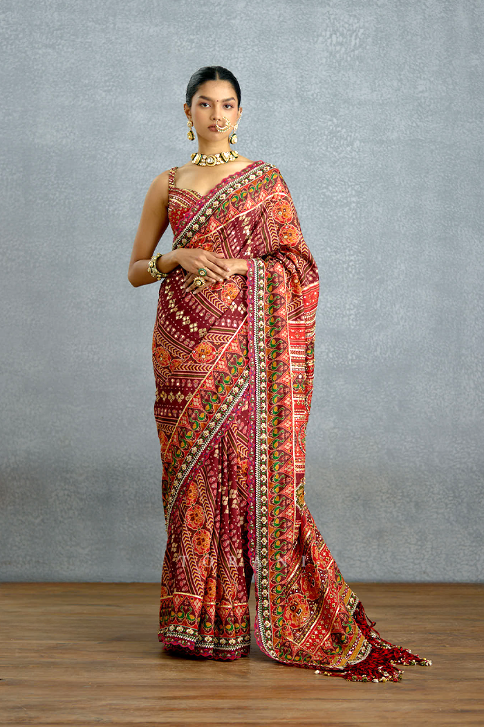 Chitrita Jinal Mirali Saree