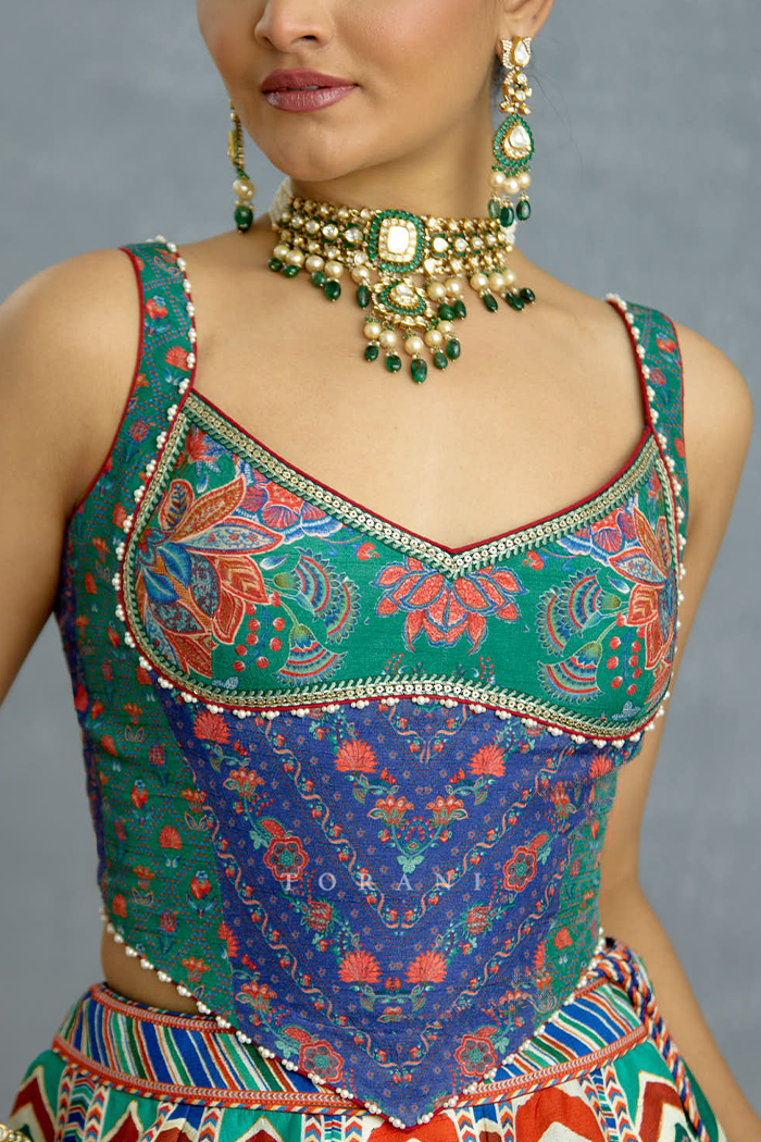 Mayurika Neelnaa Corset