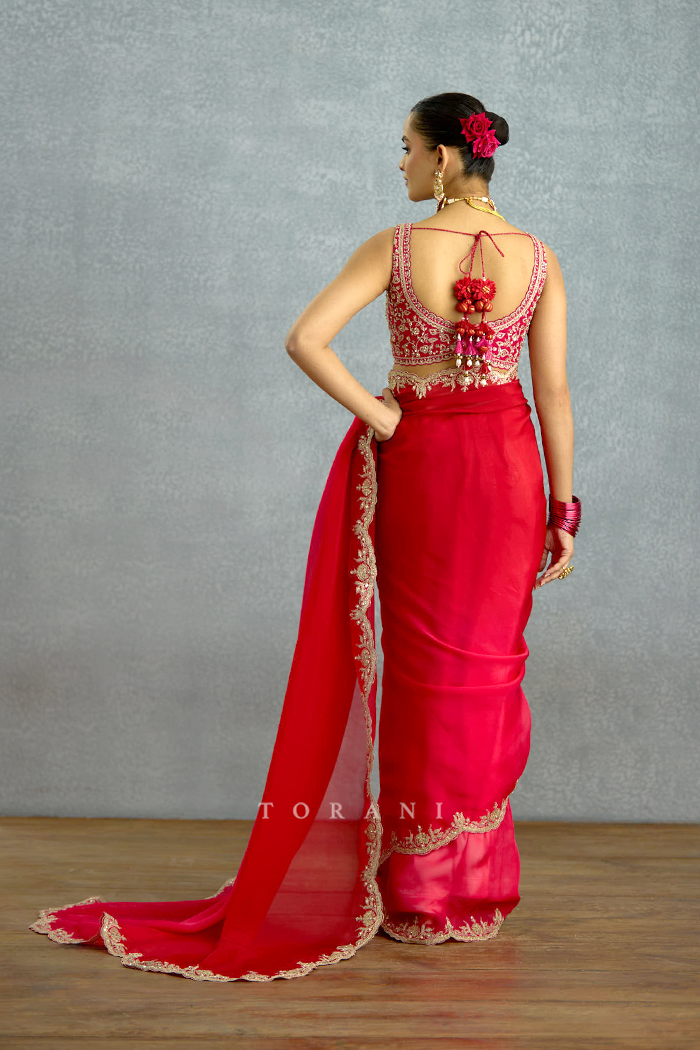 Malka Gulabi Mehraab Blouse