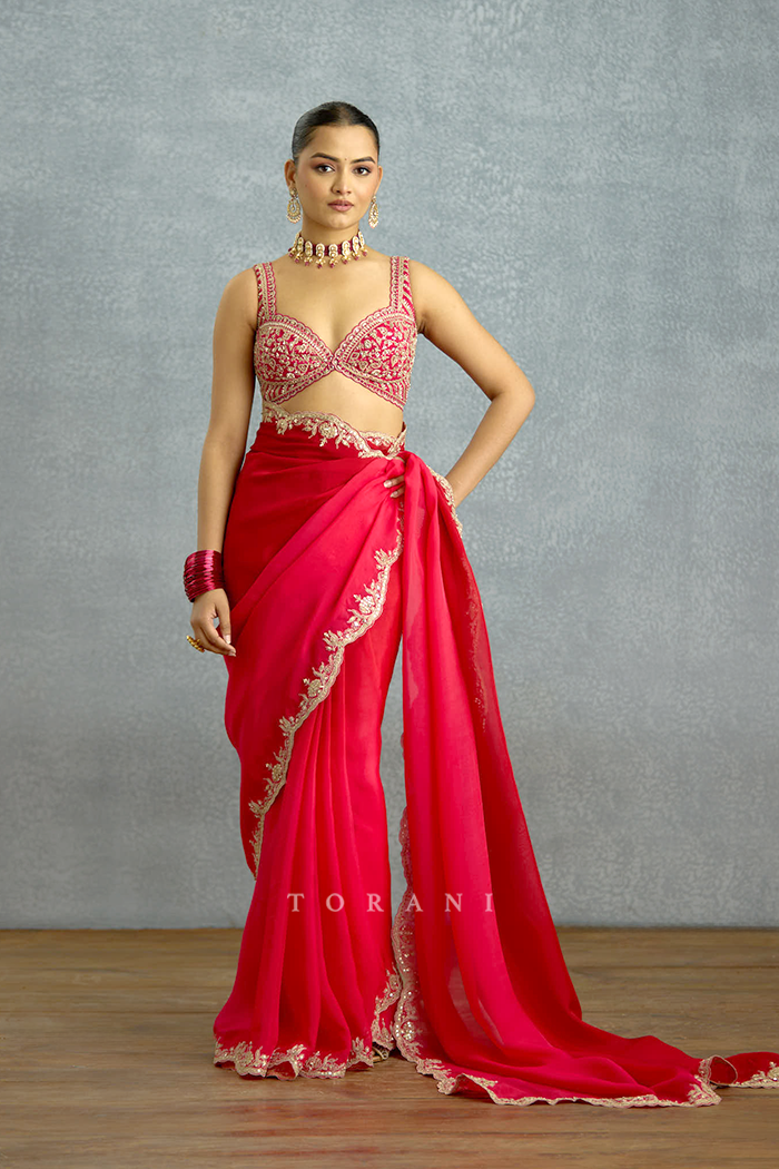 Malka Gulabi Mehraab Blouse