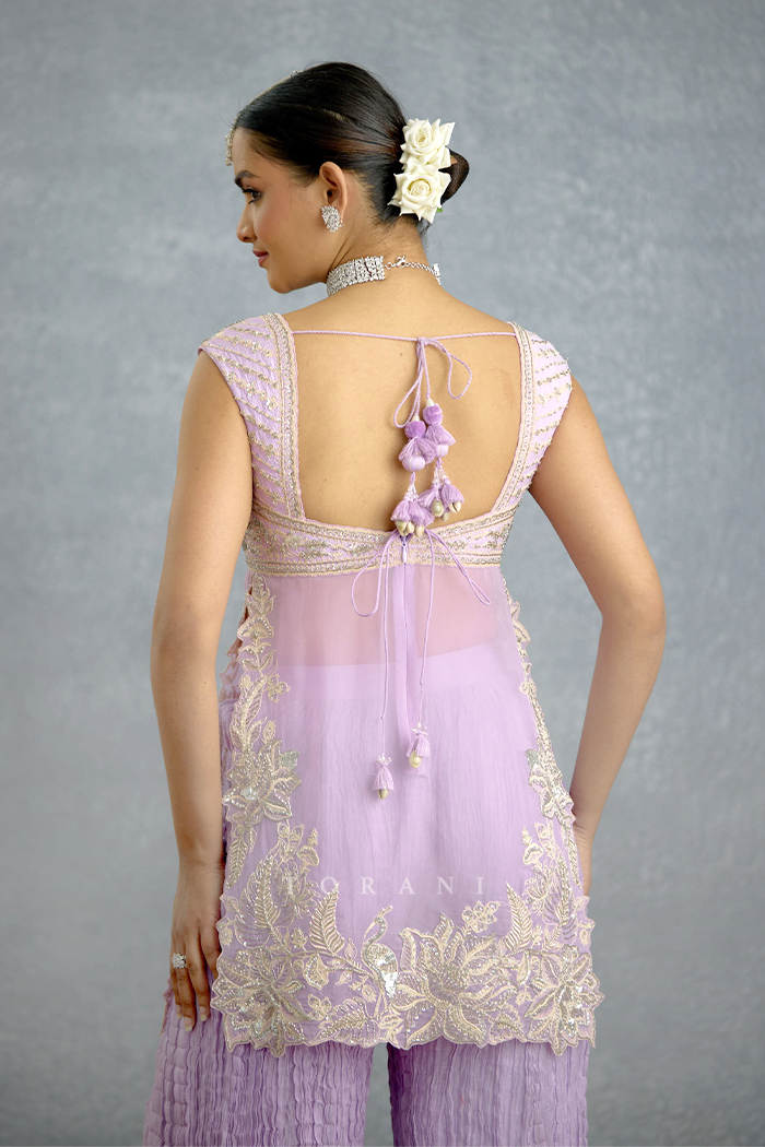 Nairika Chandra Sharara Set