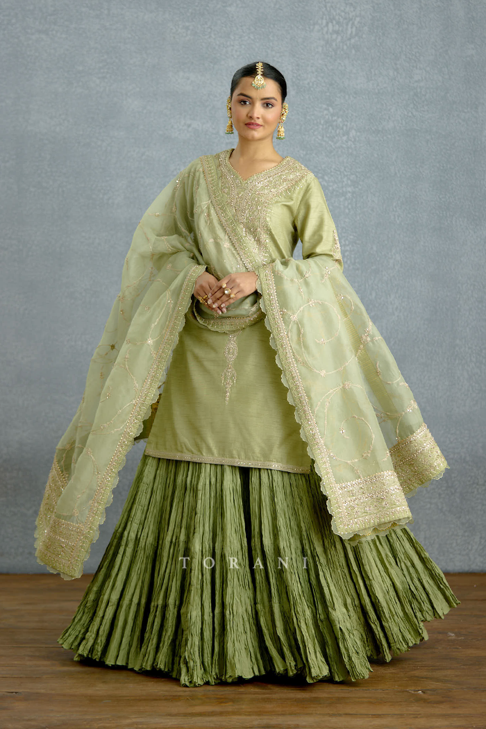 Pusta Noor Kurta Skirt Set