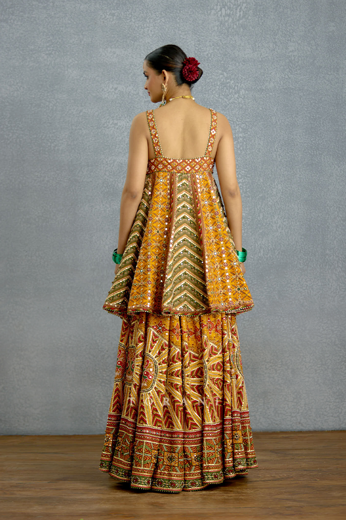 Kanak Patola Sharara Set