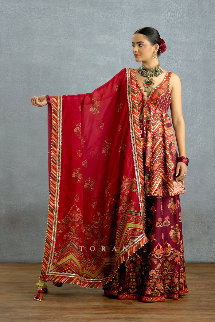 Laalima Charu Sharara Set