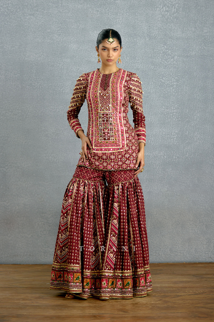 Zeenat Virasa Sharara Set