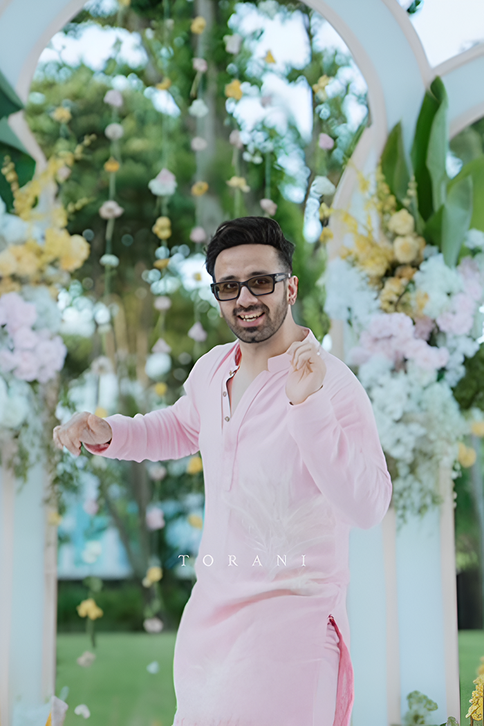 Paarth Kalra in our Gulaban Aditya Kurta Set