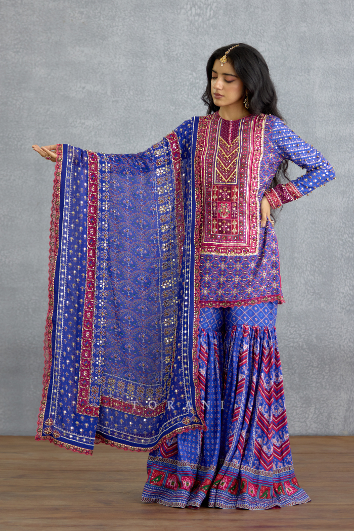 Niladri Atasi Sharara Set