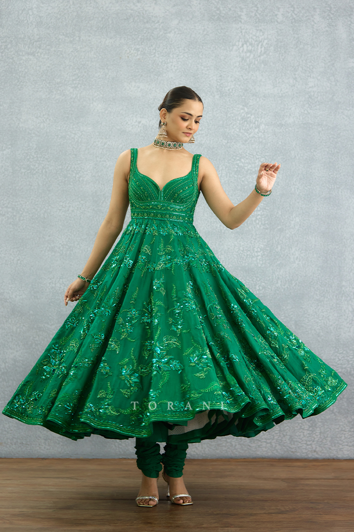 Parnabha Aruna Anarkali Set