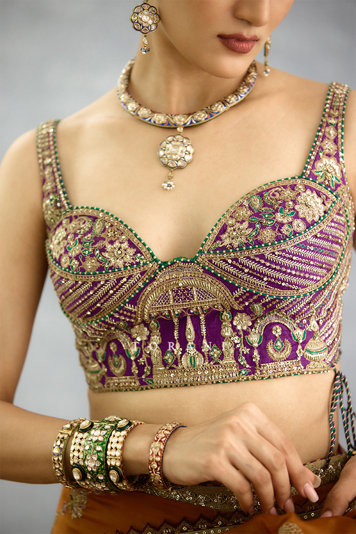 Nuraan Rangsaaz Omaira Saree Set