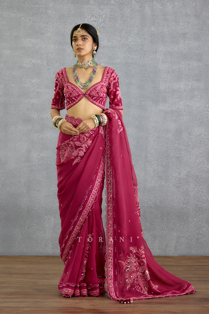 Padmaraga Pankhuri Blouse