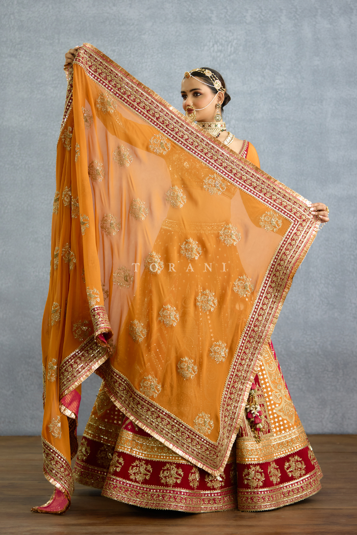 Zehra Zafrani Misba Lehenga Set