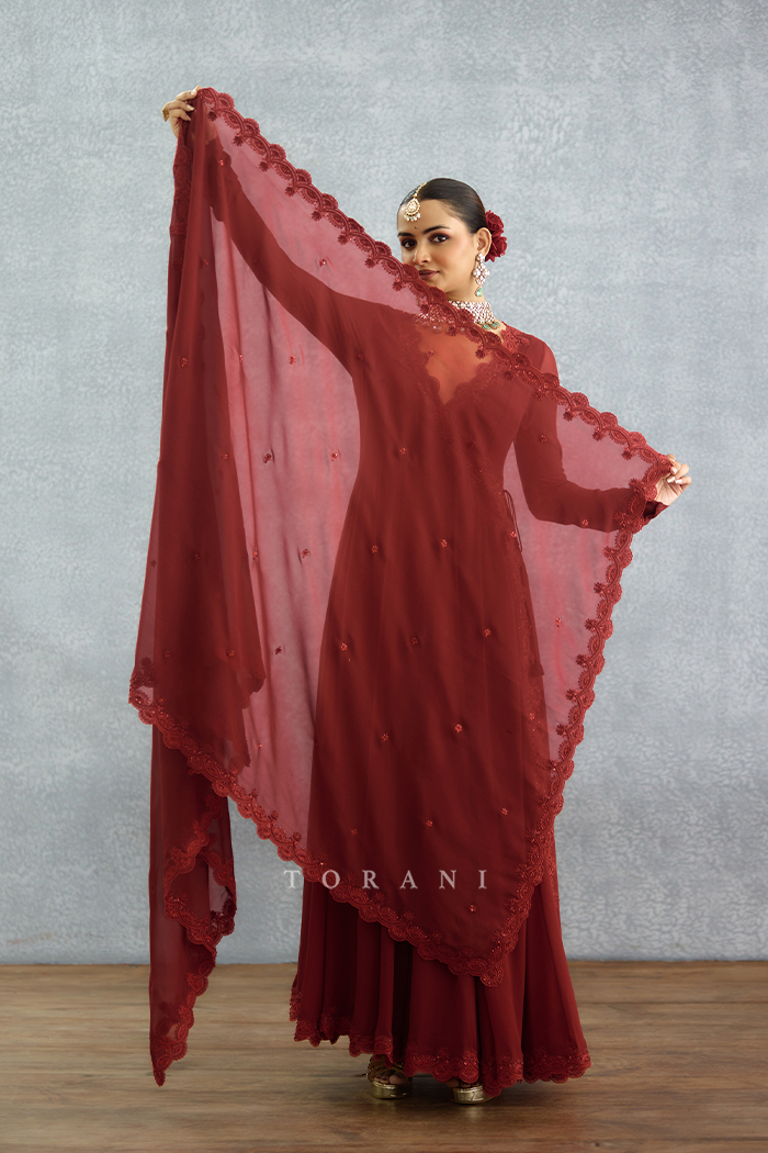 Laalima Prisha Anarkali Set