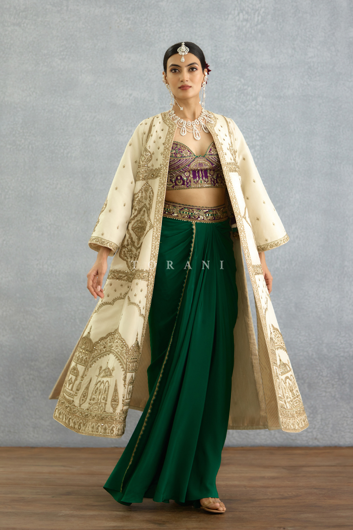 Maahe Fazeena Jacket Set