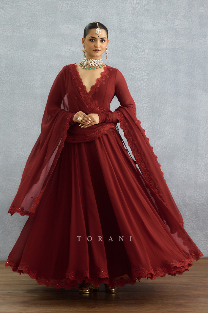 Laalima Prisha Anarkali Set