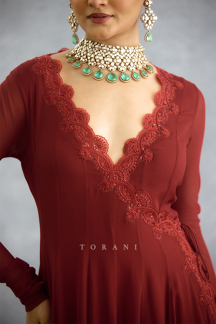 Laalima Prisha Anarkali Set