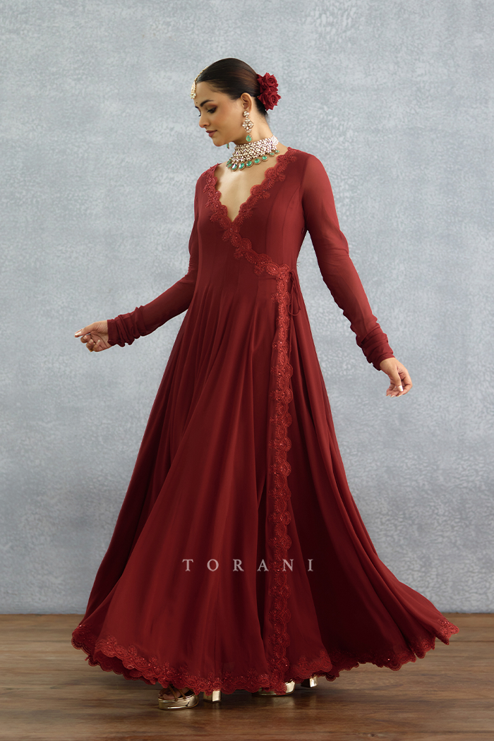 Laalima Prisha Anarkali Set