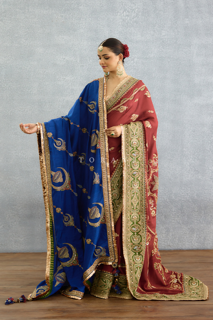 Zehra Neelat Aneeqa Saree Set