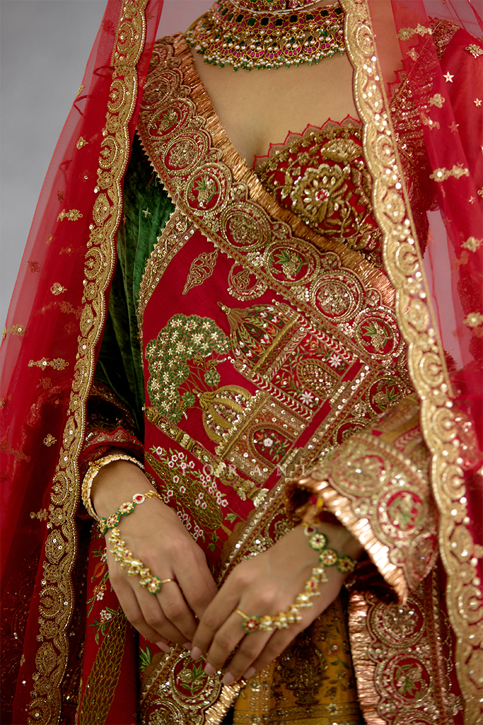 Zehra Zarqash Sidra Lehenga Set