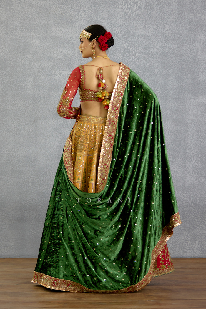 Zehra Zarqash Sidra Lehenga Set
