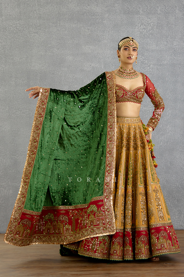 Zehra Zarqash Sidra Lehenga Set