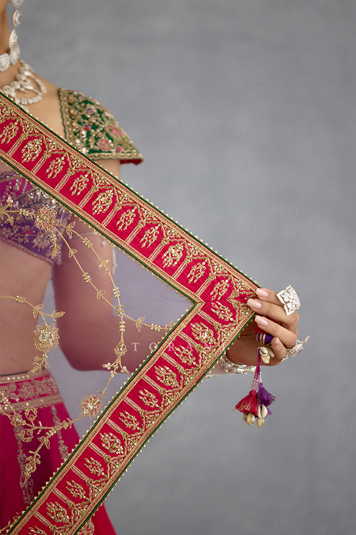 Gul-Rang Malika Lehenga Set