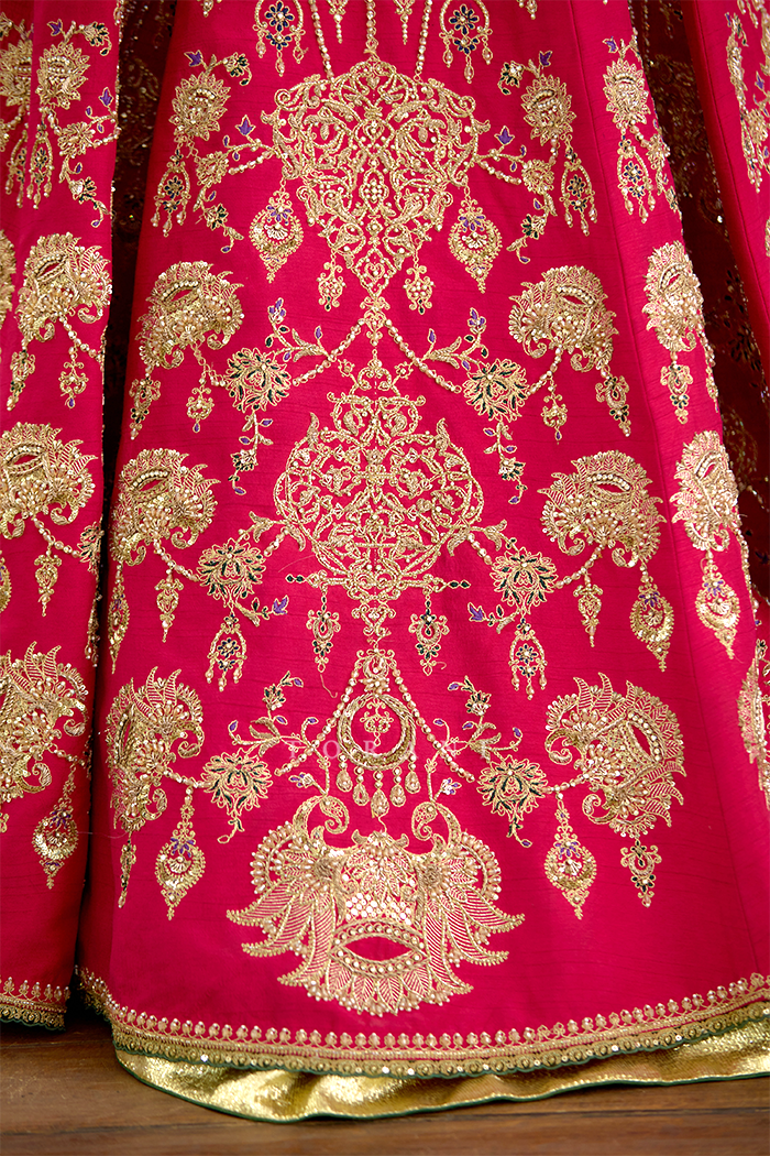 Gul-Rang Malika Lehenga Set