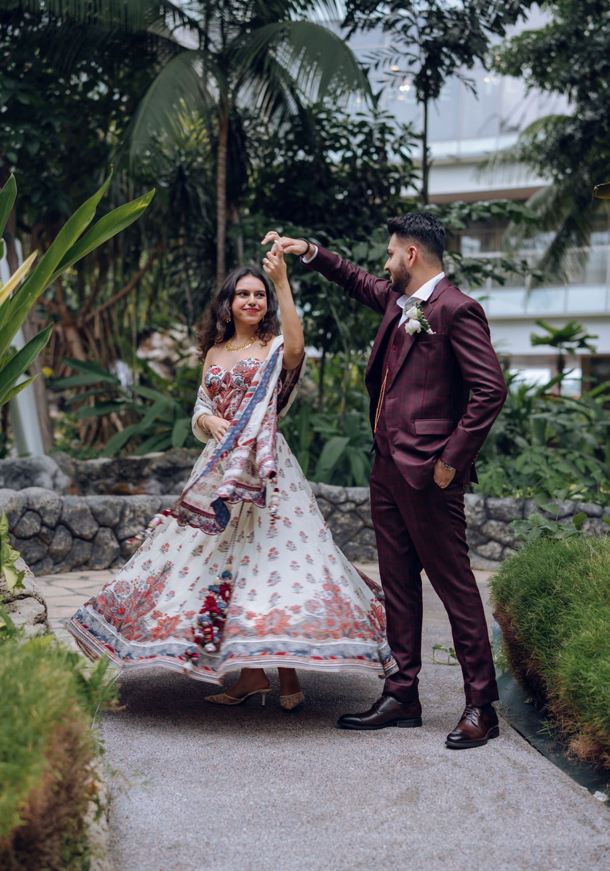 Pooja Sharma in our Coromandel Medha Lehenga Set