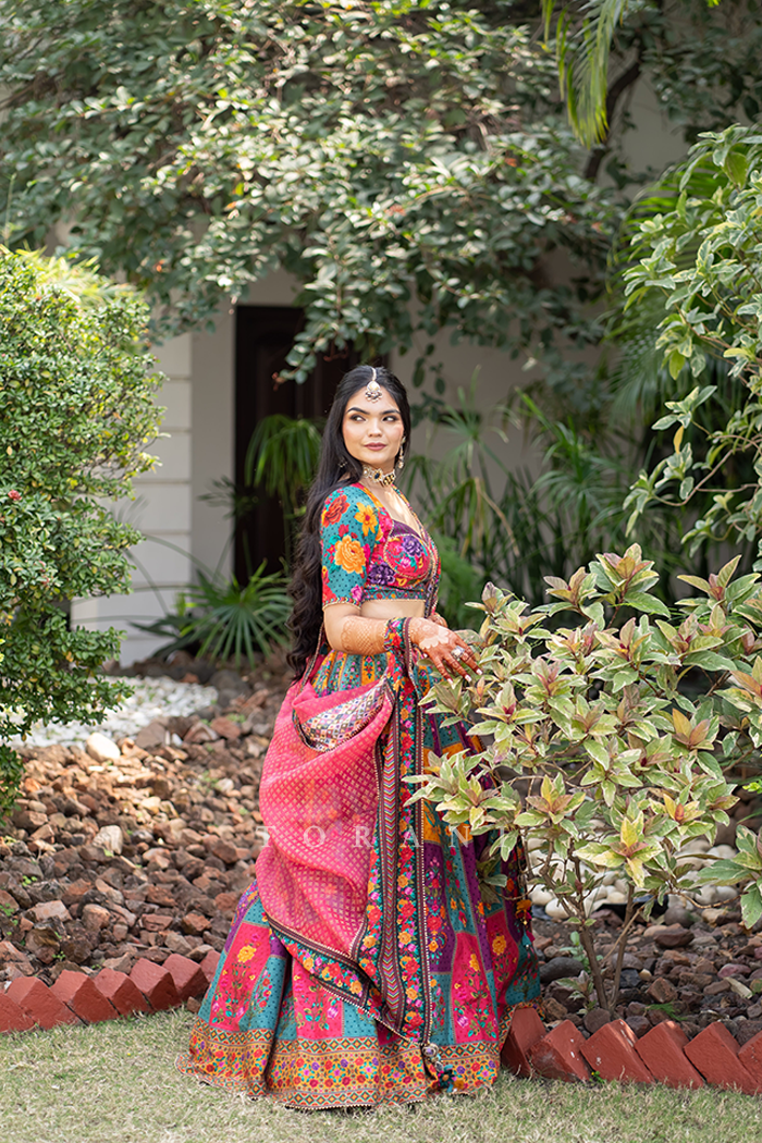 Aishwarya Madan In Our Custom Dil Rang Javeri Lehenga Set