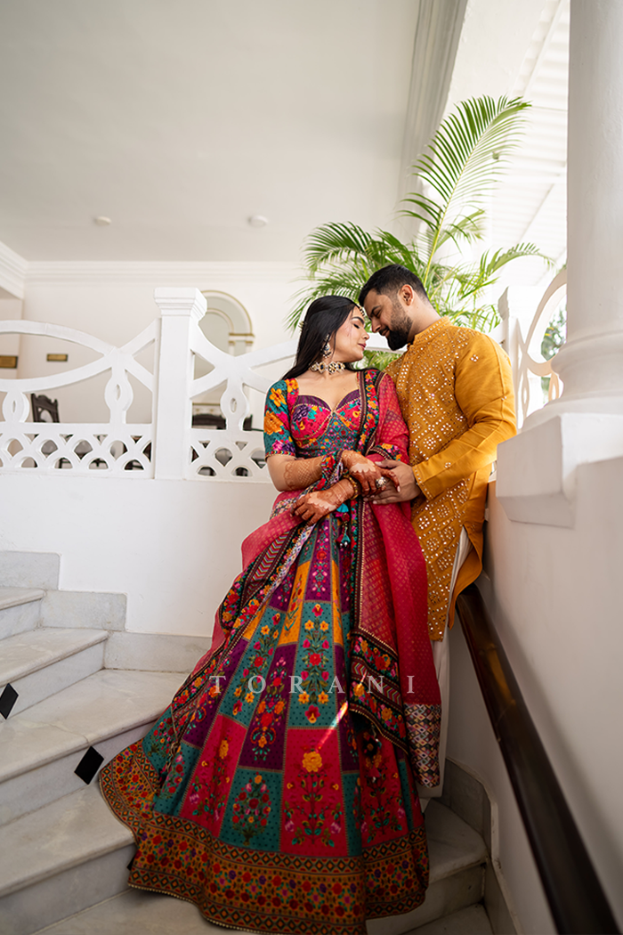 Aishwarya Madan In Our Custom Dil Rang Javeri Lehenga Set