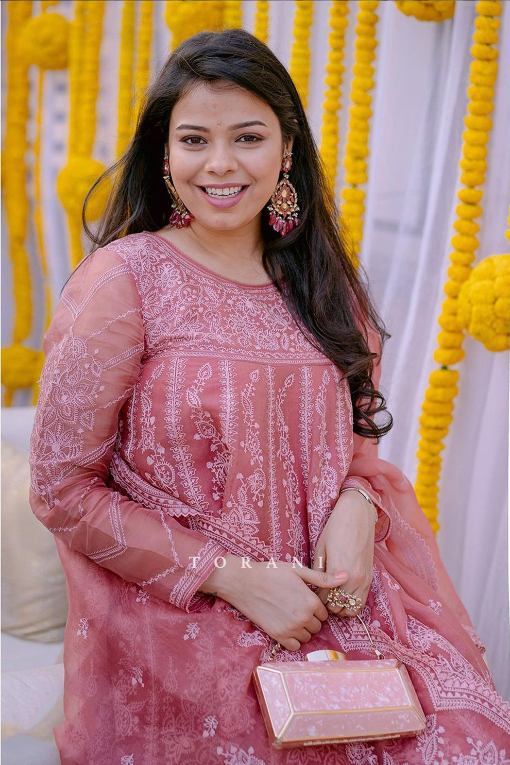 Megha In Our Gulbaag Paavni Kurta Set & Pranav In Our Custom Gulbaag Imam Bandi Set