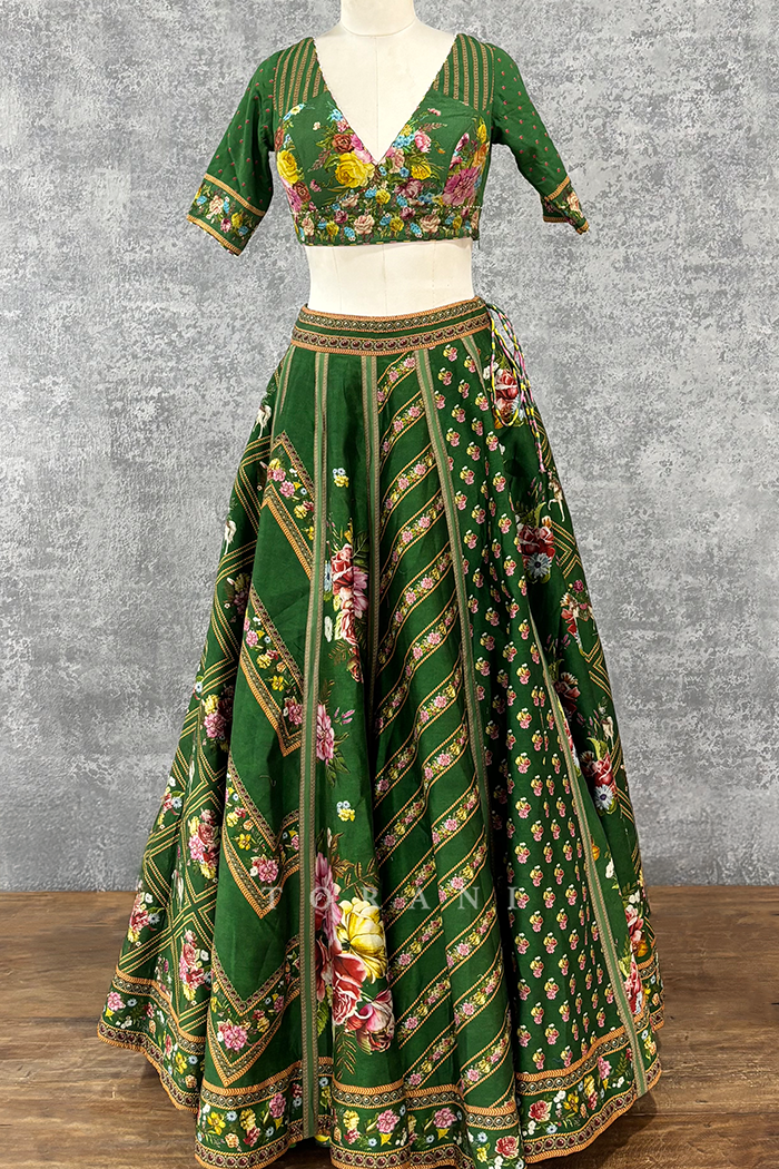 SALE - Panna Waheeda Heba Lehenga Set