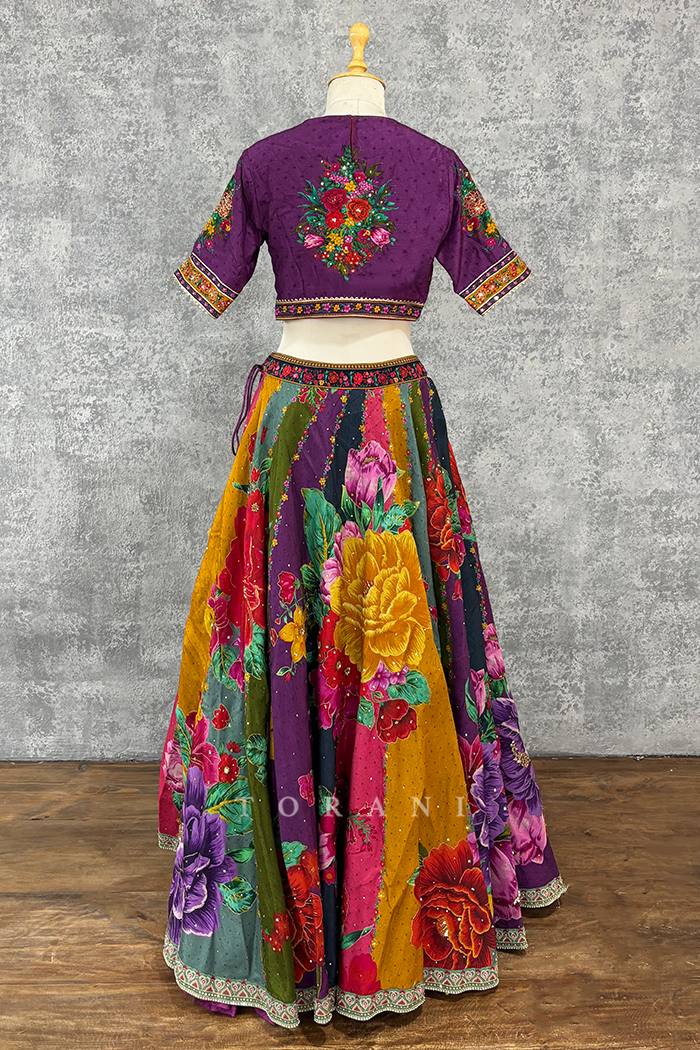SALE - Dil Kusha Javari Iram Skirt & Blouse